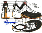 Tinker Hatfield signed Nike Air Jordan 12 8x10 photo COA proof autograph STAR.