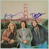 Dewey Bunnell Gerry Beckley signed America Hearts album vinyl record COA proof STAR