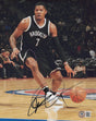 Joe Johnson signed Brooklyn Nets basketball 8x10 photo proof Beckett COA