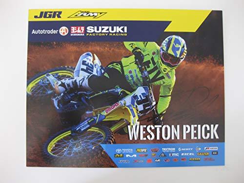 Weston Peick, Supercross, Motocross, Signed, Autographed, 8x10 Photo card, COA Will Be Included.
