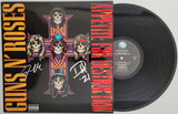 Duff McKagan Steven Adler signed GNR Appetite for Destruction album proof Beckett STAR