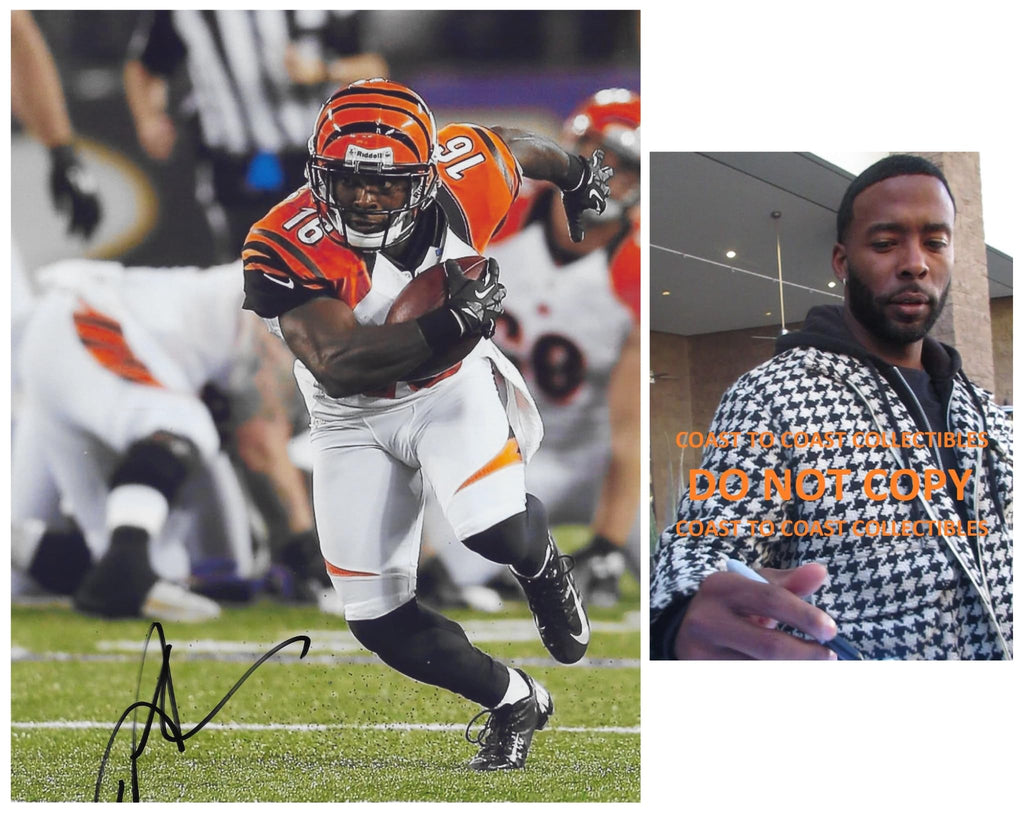 Andrew Hawkins Signed 8x10 Photo COA Proof Cincinnati Bengals Football Autographed