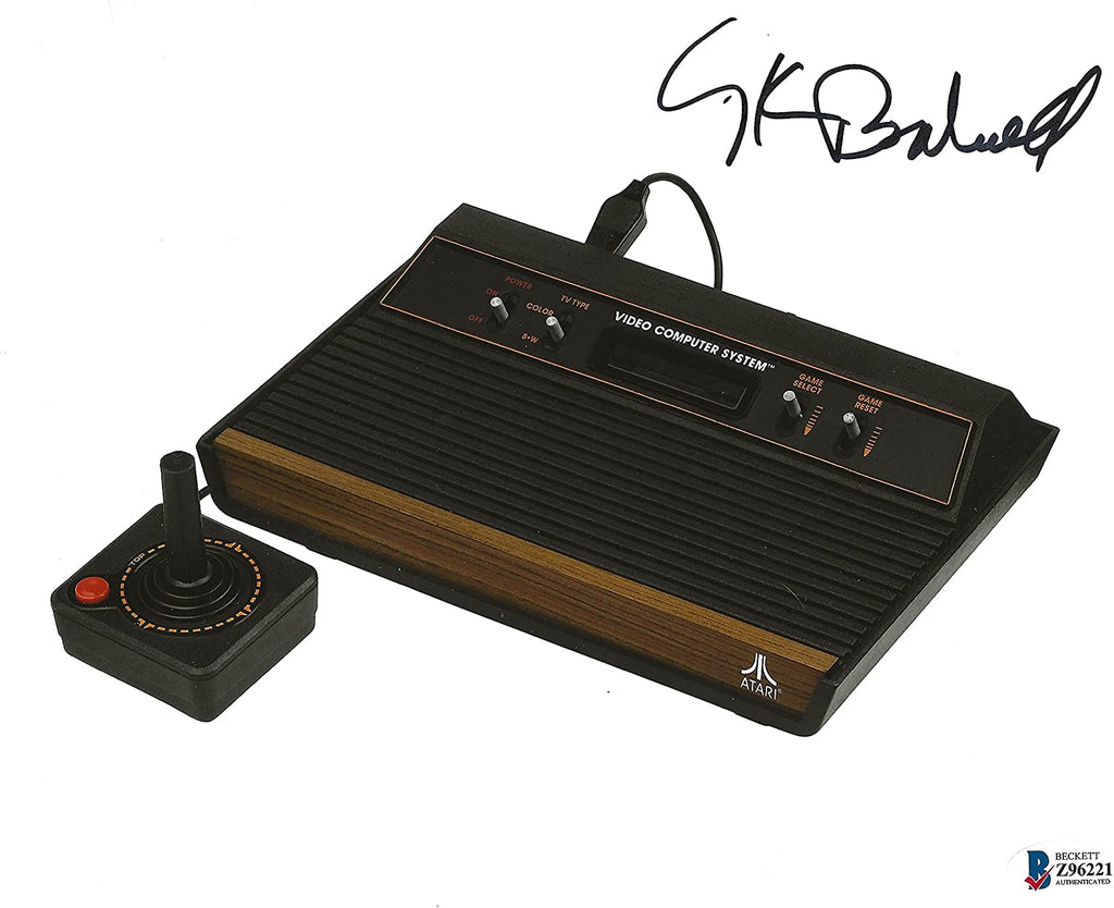 Nolan Bushnell founder Atari inc Pong autographed 8x10 photo Beckett COA Star