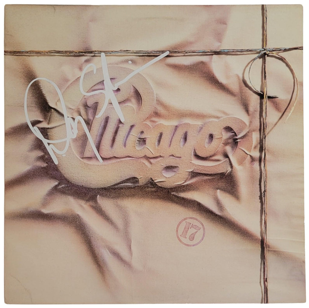 Danny Seraphine Signed Chicago 17 Album Vinyl Record COA Proof Autographed