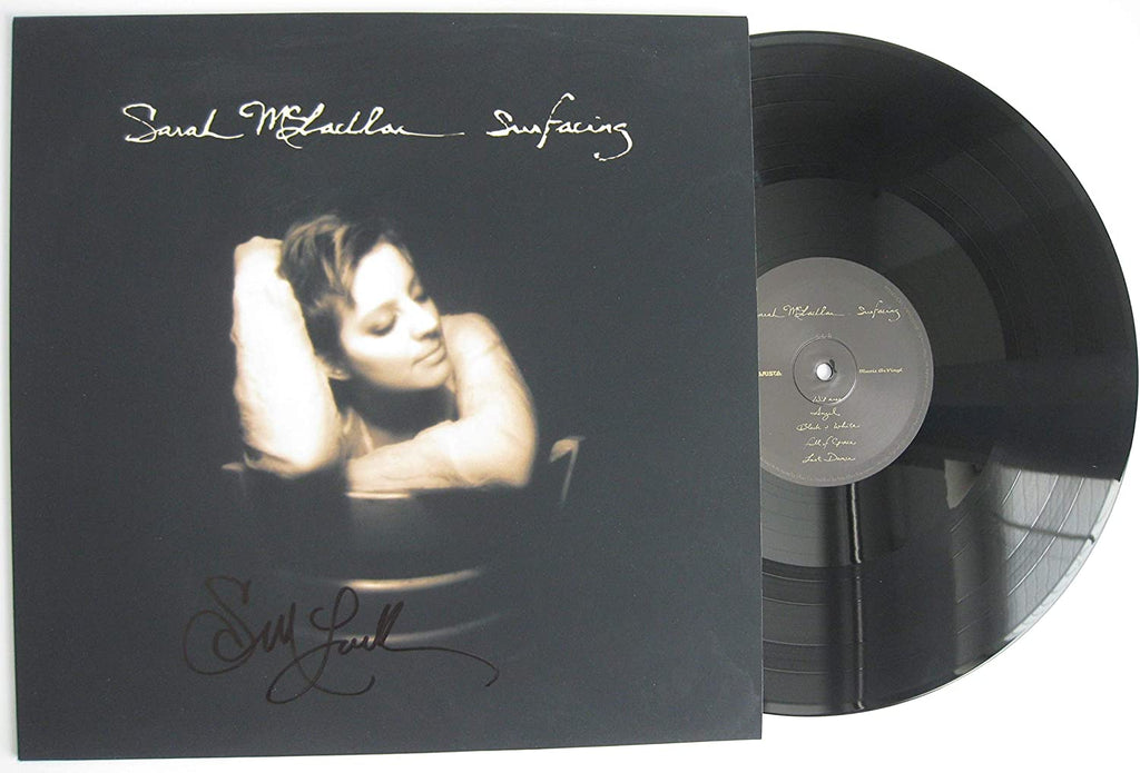 Sarah McLachlan signed autographed Surfacing album vinyl record proof Beckett COA STAR