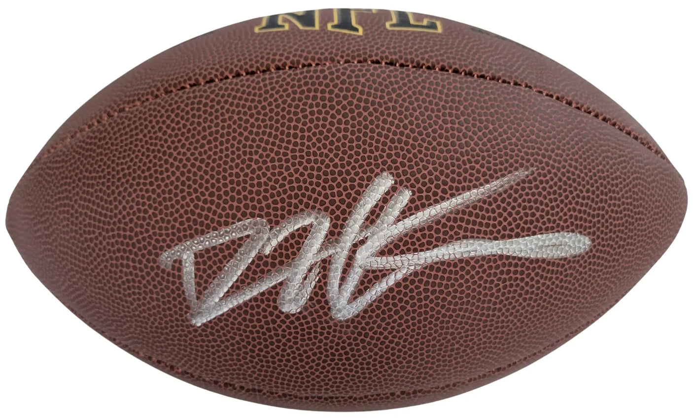 Devin Hester Signed Football Proof COA Autographed Chicago Bears Miami Falcons