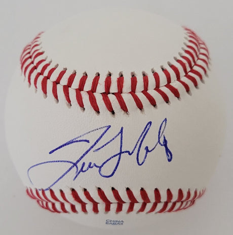 Tino Martinez New York Yankees Seattle Mariners signed baseball COA proof