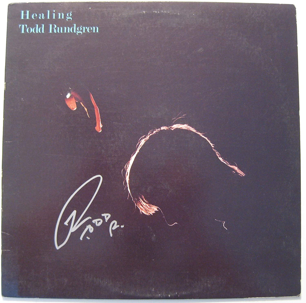 Todd Rundgren signed Healing Album vinyl record Proof Beckett COA STAR autographed