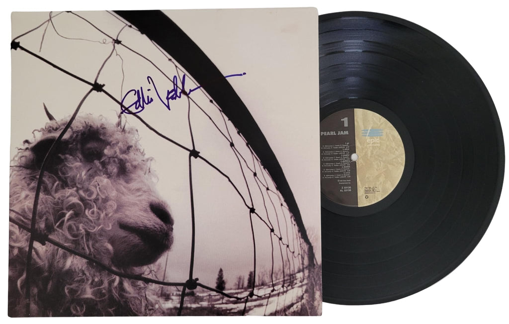 Eddie Vedder Signed Pearl Jam Vs. Album COA Proof Autographed Vinyl Record Beckett
