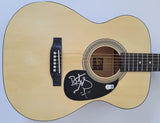 Bret Michaels Poison signed acoustic guitar Something To Believe in Beckett COA autograph Star