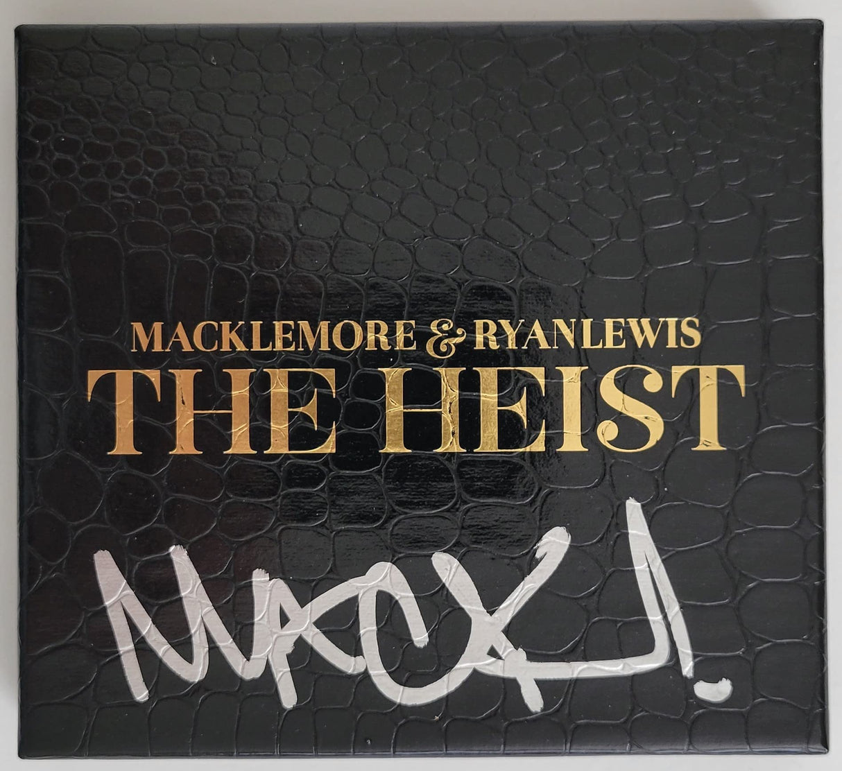 Macklemore signed The Heist album deluxe CD box set COA exact proof autographed STAR