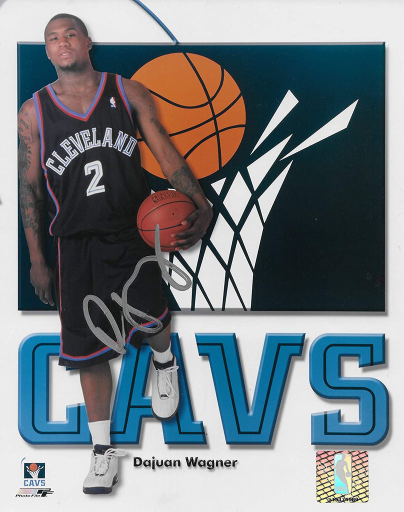 Dajuan Wagner Cleveland Cavaliers signed basketball 8x10 photo COA