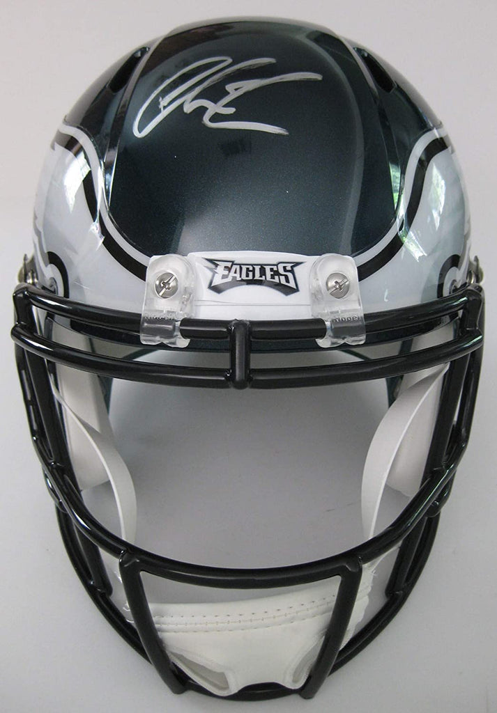 Chris Long signed autographed Philadelphia Eagles full size helmet proof Beckett COA