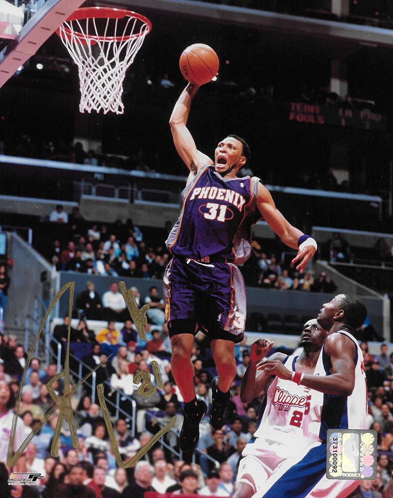 Shawn Marion Phoenix Suns signed basketball 8x10 photo COA.