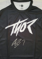 Aaron Plessinger Supercross Motocross signed Thor Jersey COA proof autographed.