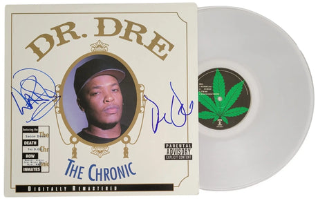 Dr Dre Signed The Chronic Album COA Autographed Vinyl Proof Warren G Rare STAR