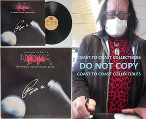 Todd Rundgren signed Adventures in Utopia album vinyl COA proof autographed STAR