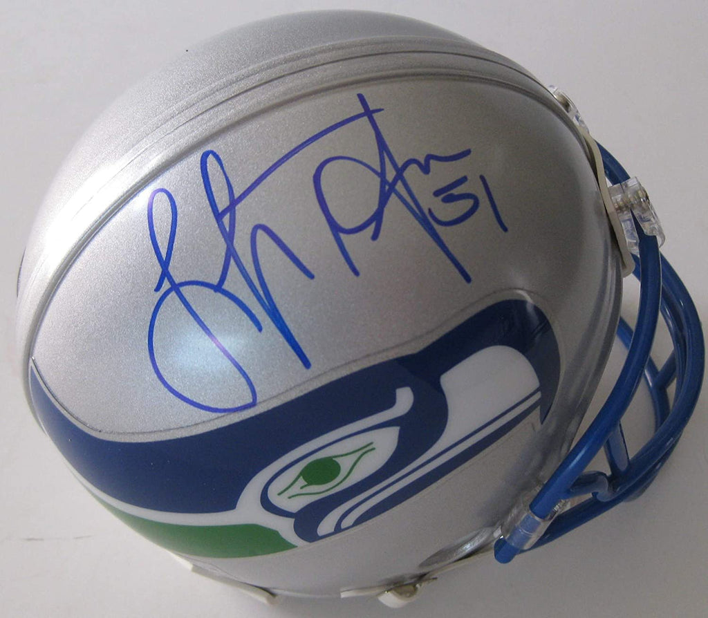 Lofa Tatupu signed autographed Seahawks mini football helmet proof Beckett COA
