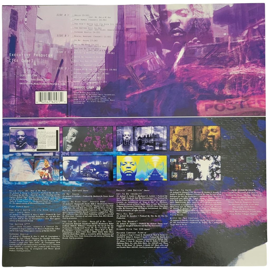 Ice Cube signed War & Peace Vol 2 (The Peace Disc) album vinyl Record COA proof STAR