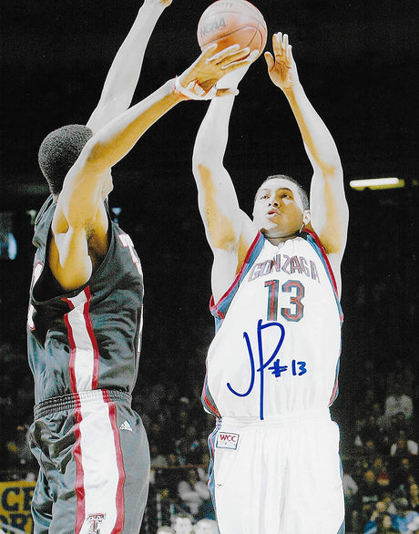 J. P. Batista Gonzaga Bulldogs signed basketball 8x10 photo COA