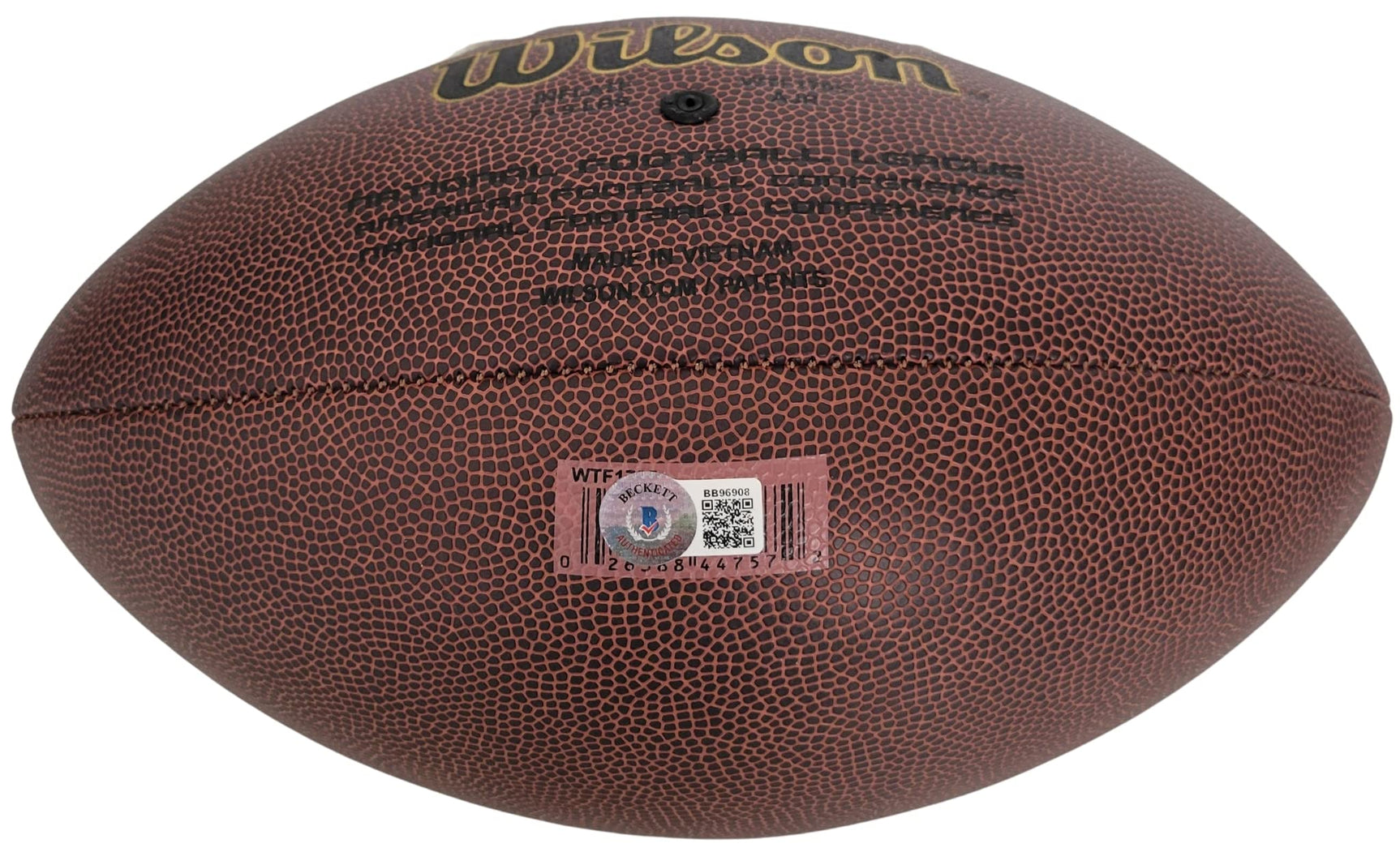 Rocky Bleier Pittsburgh Steelers Notre Dame signed NFL football proof Beckett COA autographed