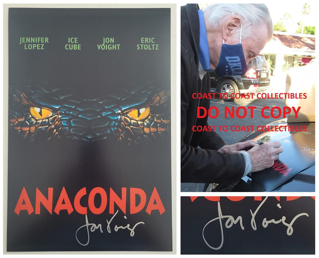 Jon Voight signed Anaconda movie Poster 12x18 photo COA exact proof autographed STAR