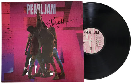 Eddie Vedder signed Pearl Jam Ten album COA proof autographed vinyl Record