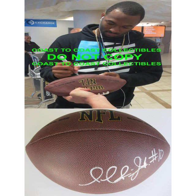 Paul Richardson, Seattle Seahawks, Colorado, Signed, Autographed, NFL Football, a COA with the Proof Photo of Paul Signing Will Be Included with the Football