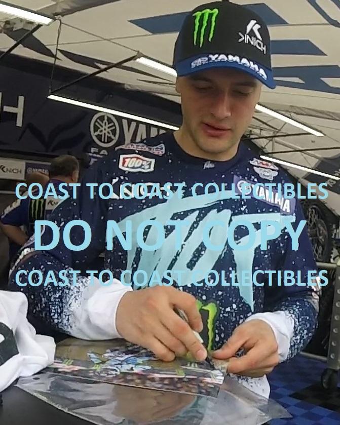 Cooper Webb, Supercross, Motocross, Freestyle Motocross, Signed, Autographed, 8X10 Photo, a COA with the Proof Photo of Cooper Signing Will Be Included'