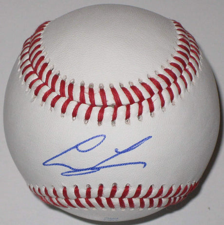 Lance Lynn St Louis Cardinals Texas Rangers signed autographed baseball proof