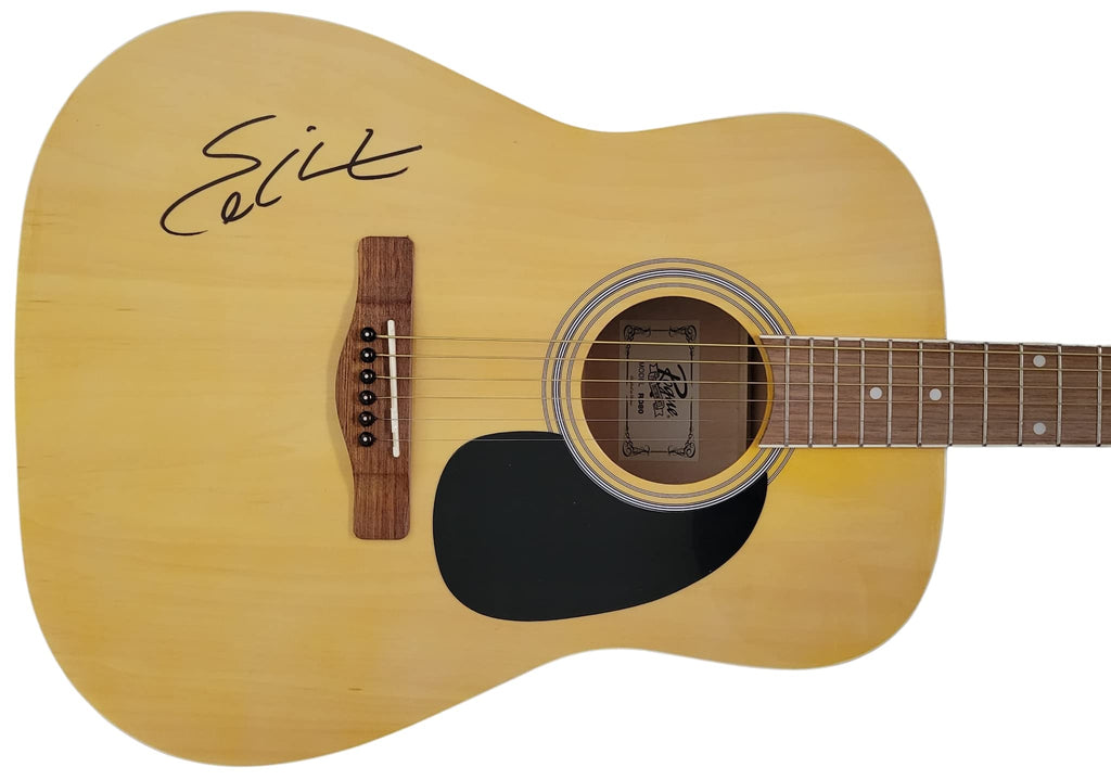 Eric Church country music star signed acoustic guitar COA exact proof star autographed
