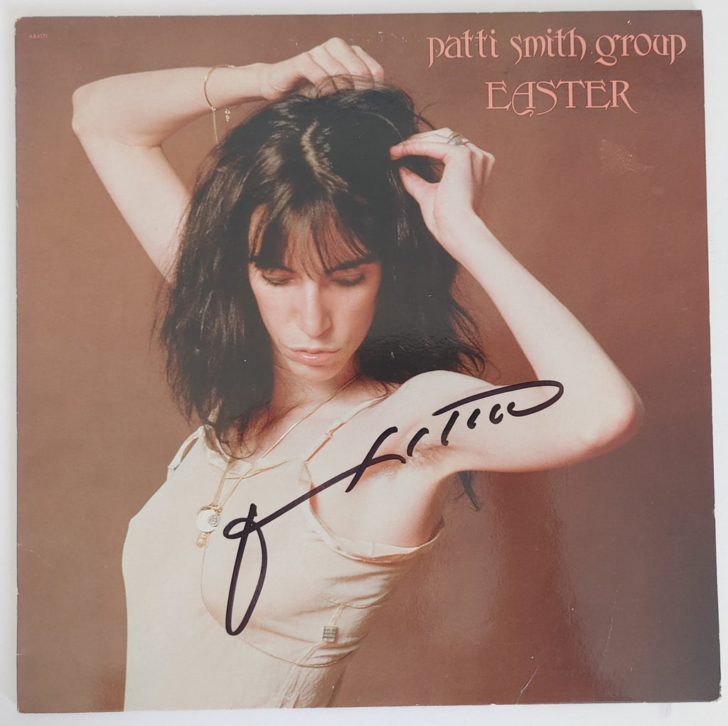 Patti Smith autographed Easter album vinyl record exact proof Beckett COA STAR