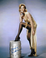 Angie Dickinson actress signed 8x10 photo proof COA STAR