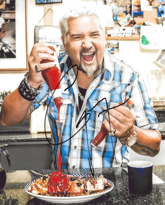 Guy Fieri Diners Drive ins and Dives signed 8x10 photo Proof COA autograph STAR