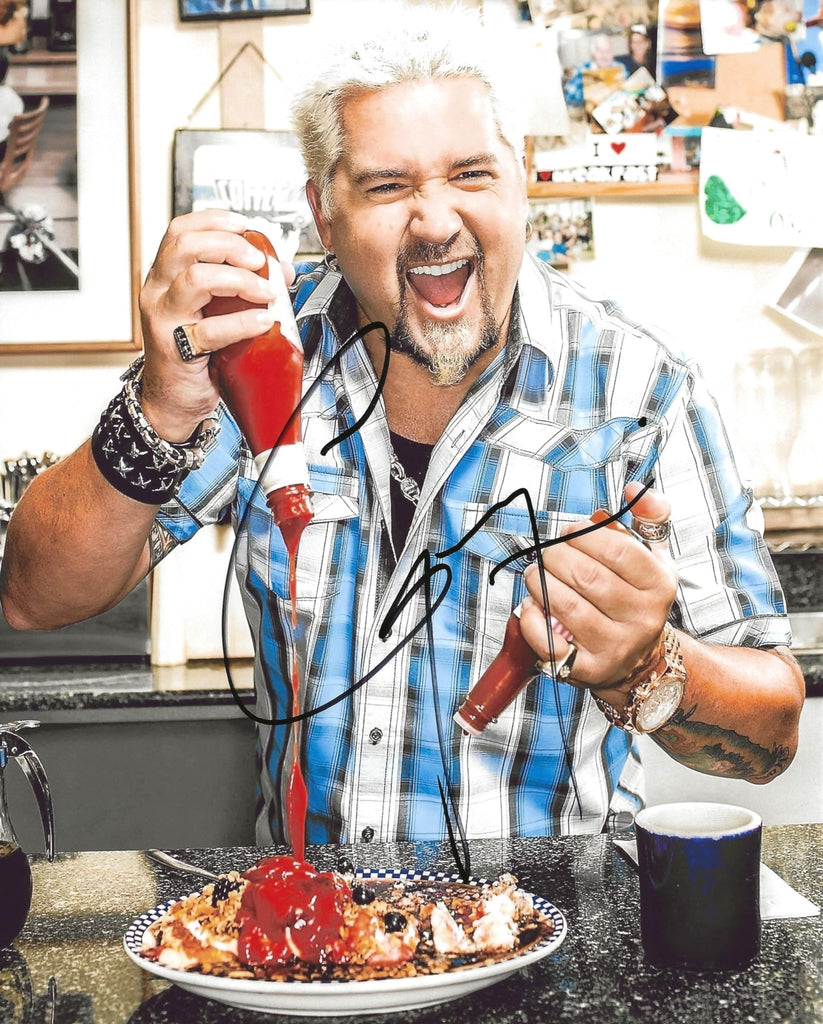 Guy Fieri Diners Drive ins and Dives signed 8x10 photo Proof COA autograph STAR