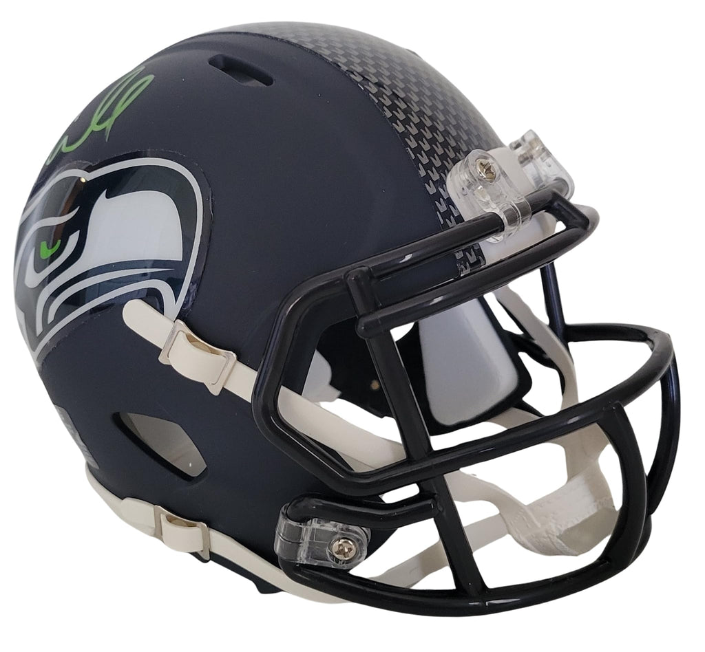 Pete Carroll signed Seattle Seahawks mini football helmet proof COA. autographed