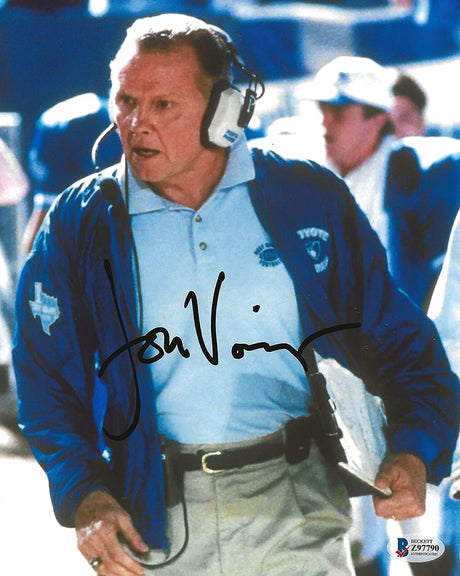 Jon Voight Varsity Blues Bud Kilmer signed Coyotes 8x10 photo proof Beckett COA STAR