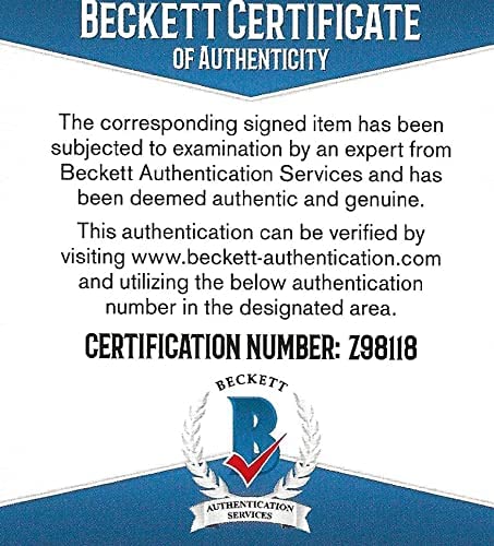 Will Ferrell takes the fields signed autographed baseball proof Beckett COA Star