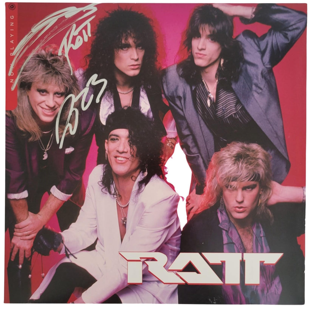 Stephen Pearcy Signed Ratt Now Playing Album Proof Autographed Vinyl Record