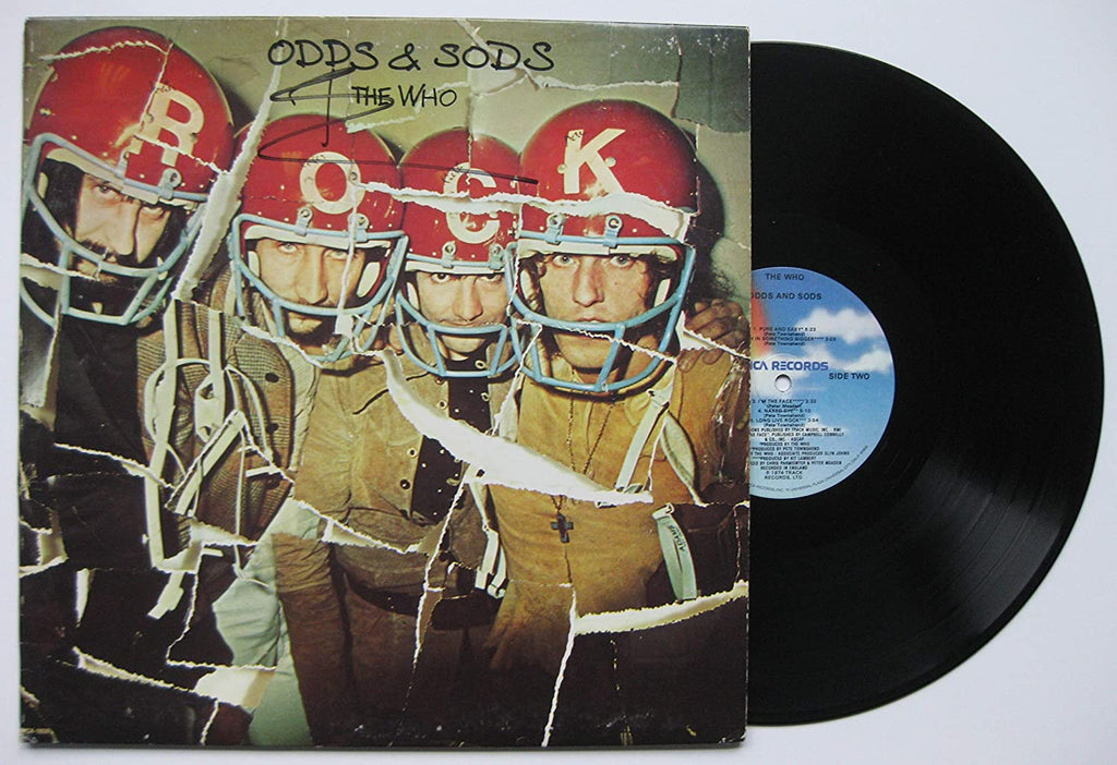 Pete Townshend signed The Who Odds & Sods album vinyl record proof Beckett COA STAR