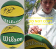 Breanna Stewart signed Seattle Storm logo basketball COA exact proof autographed