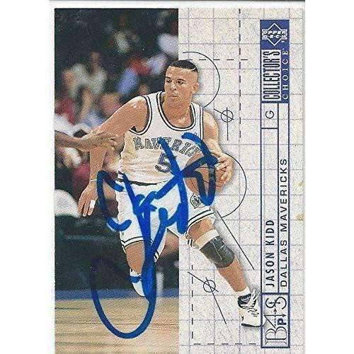 1994, Jason Kidd, RC, Dallas Mavericks, Signed, Autographed, Upper Deck Basketball Card, Card # 377,