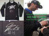 Dylan Ferrandis Supercross Motocross signed Thor Jersey COA proof autographed.