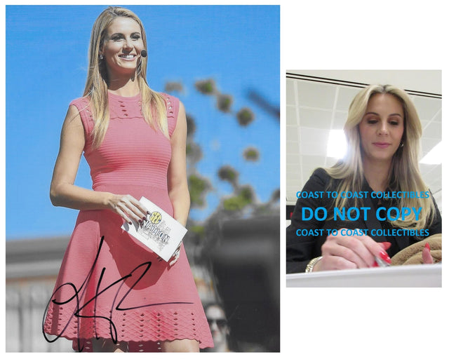 Laura Rutledge Espn Journalist signed 8x10 photo proof COA autographed Star