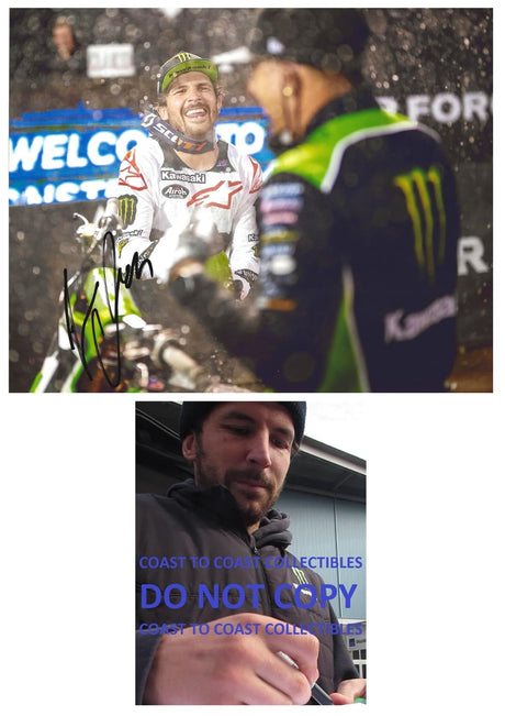 Jason Anderson motocross supercross signed 8x10 photo COA proof autographed