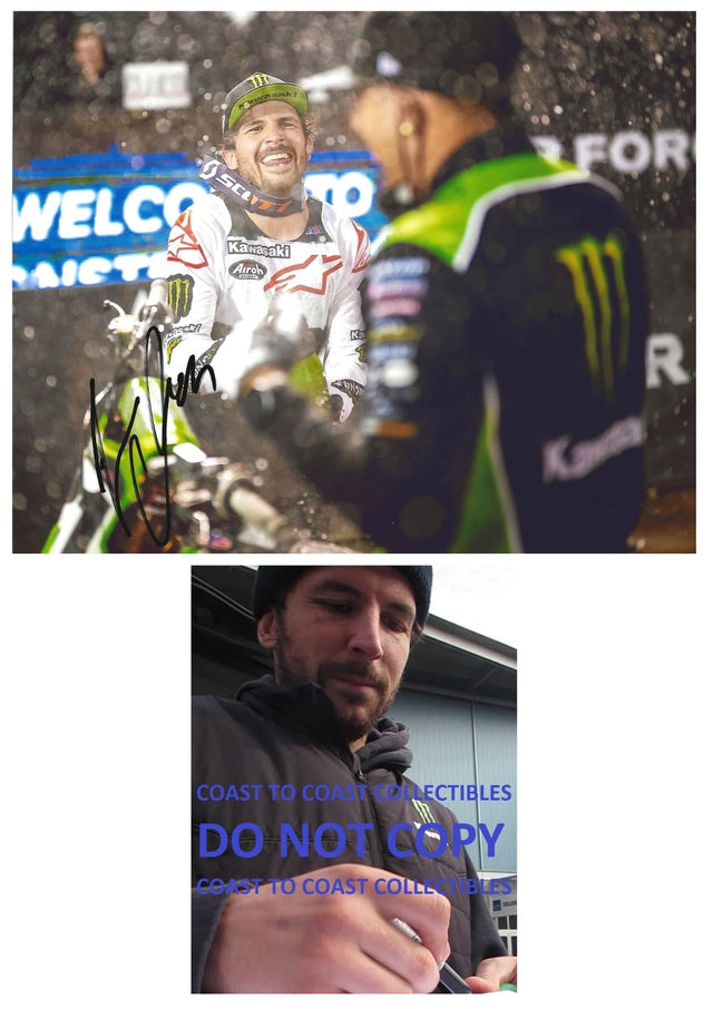 Jason Anderson motocross supercross signed 8x10 photo COA proof autographed