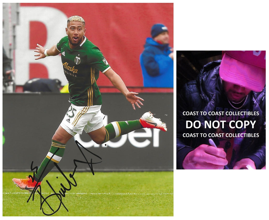 Bill Tuiloma signed Portland Timbers soccer 8x10 photo COA Proof autographed