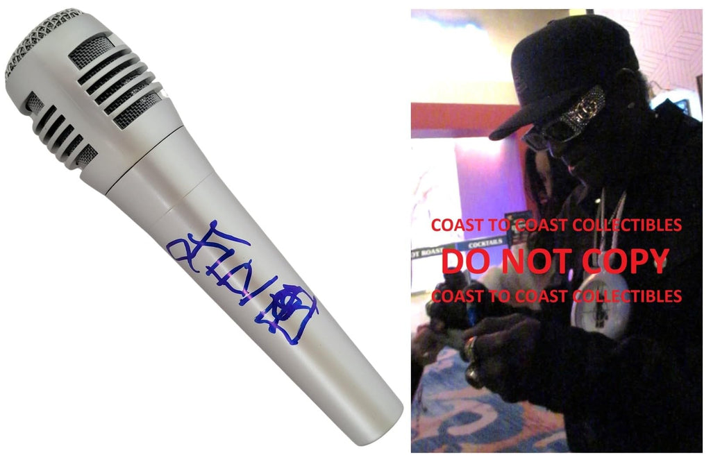 Flavor Flav Signed Microphone Proof Autographed Mic Public Enemy Hip Hop Rapper