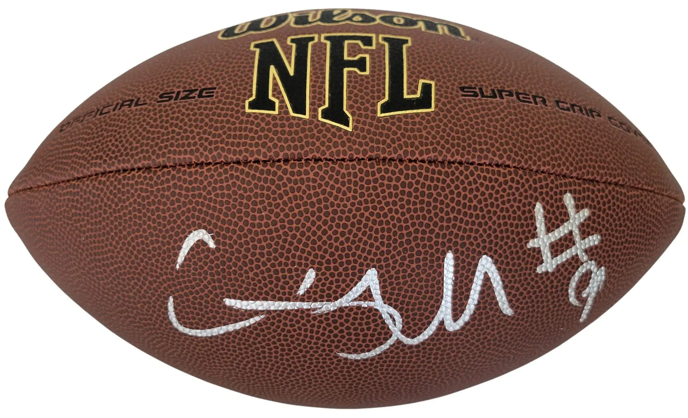 Cam Smith Miami Dolphins South Carolina Gamecocks signed NFL football COA proof
