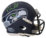 Pete Carroll signed Seattle Seahawks mini football helmet proof COA. autographed